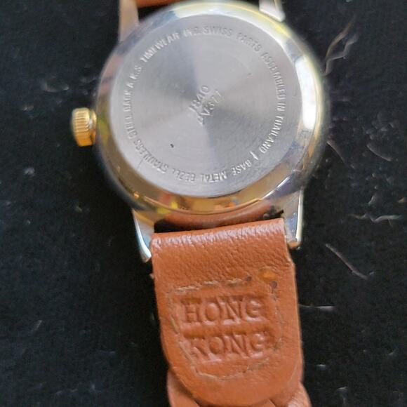 Vintage Gitano Quartz Watch Brown Braided Band Roman Dial Retro Gift for Her - Picture 6 of 10